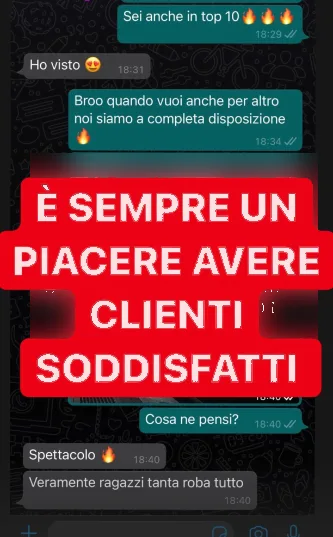 Chat WhatsApp: «Sei anche in top 10», il cliente risponde «Spettacolo, veramente ragazzi tanta roba tutto»